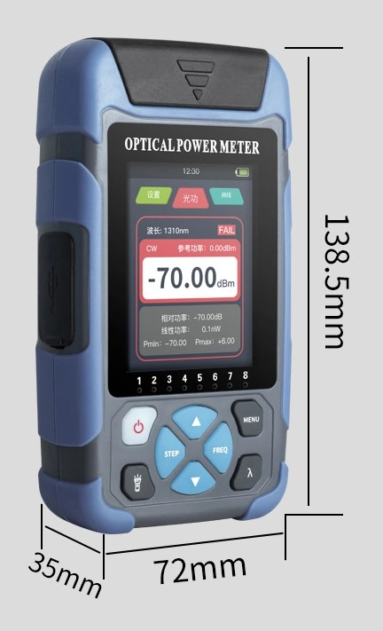 80H fiber optic multi meter optical power meter
