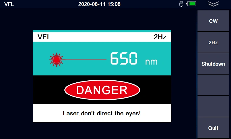 980EXT Pro mini OTDR Visual Fault Locator 650nm