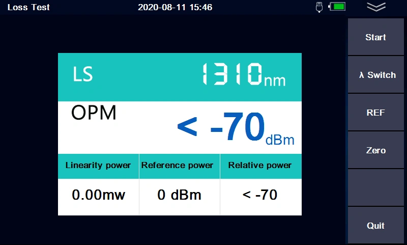 980EXT Pro OTDR OPM OLS insertion loss test
