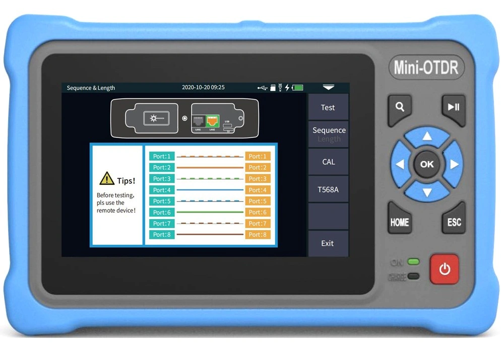 980MAS 12-in-1 enhanced OTDR fiber RJ45 tester