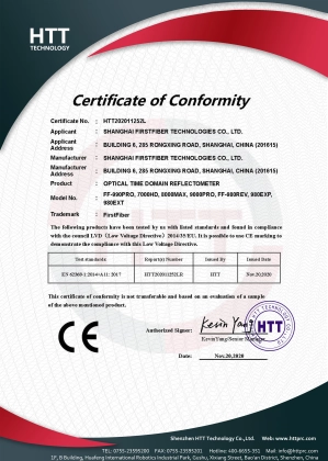 CE LVD Certificate