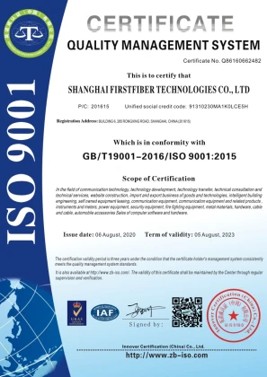 ISO 9001 Certificate