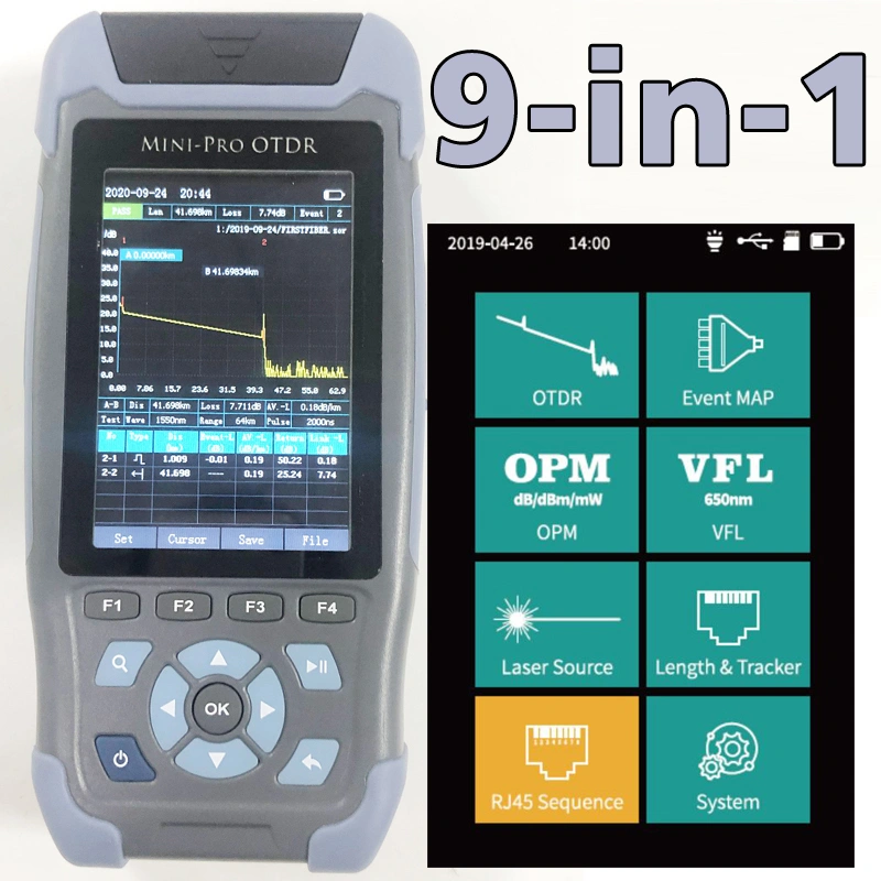 OTDR fiber optic network diagnostic equipment