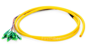 Latiguillo de fibra LC APC de 12 colores 