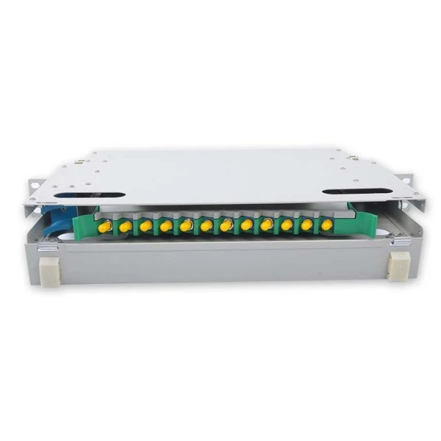 Unité de distribution de fibre optique (FDU) ST ODF à 12 ports