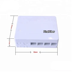 FF-FOS4B 4 Cores Fiber Optic Socket Faceplate