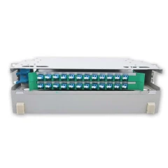 24 Duplex LC fiber optic distribution frame unit
