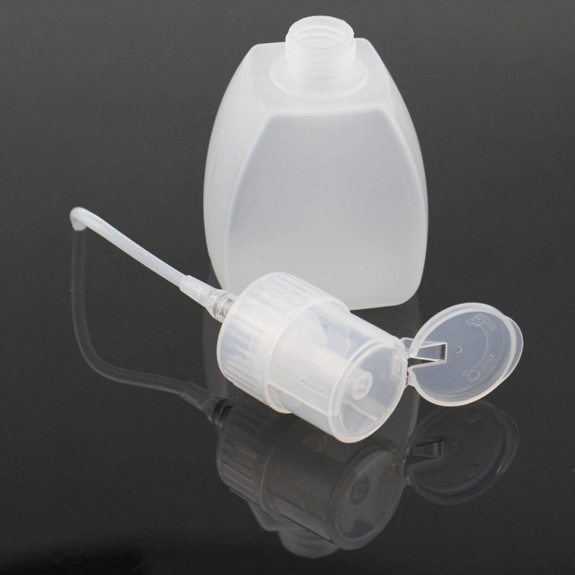 250mL alcohol plastic automatic dispensing pump bottle