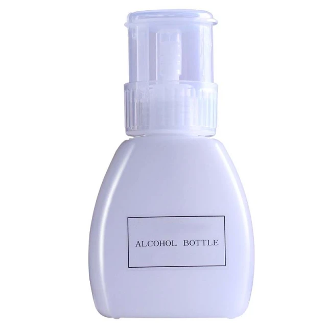 250mL plastic alcohol automatic dispensing pump bottle
