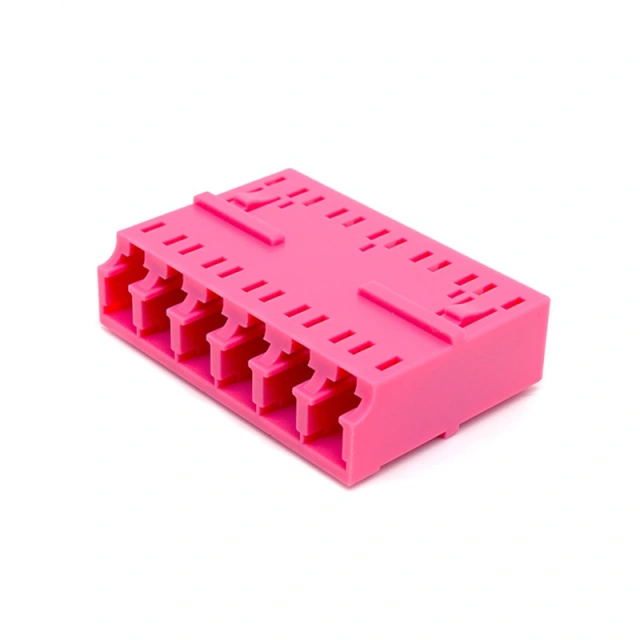 LC Adapter Optical Fiber Connector 6 Cores SM MM
