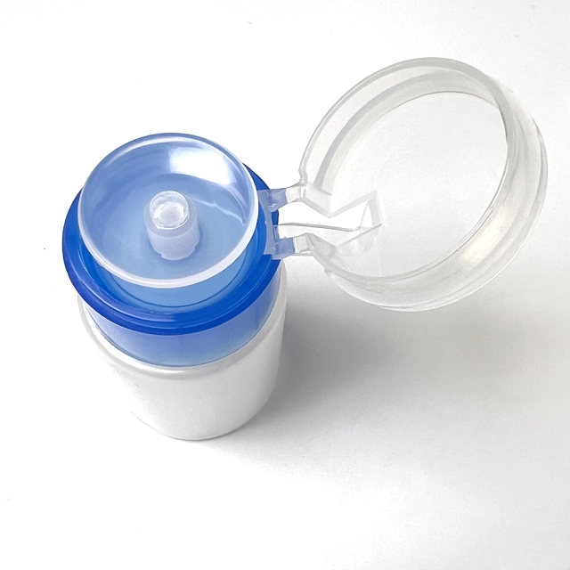 60mL plastic alcohol push-down dispenser bottle