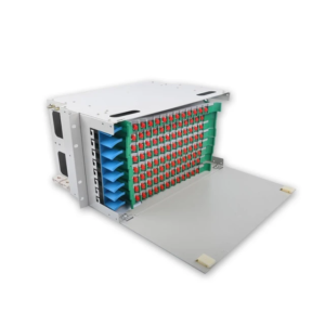 ODF FDU de 96 puertos FC, con adaptadores, pigtails y todos los accesorios de instalación