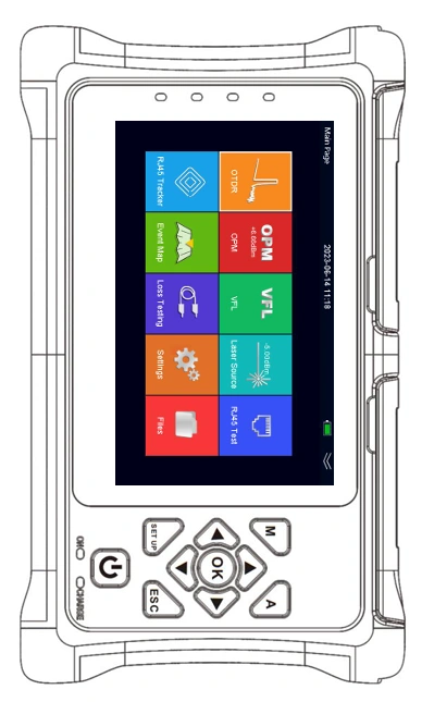 980RTC OTDR optical fiber network test device