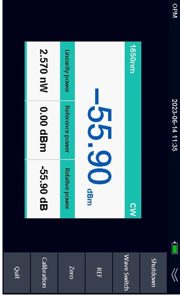 980RTC OTDR OPM fiber power measurement