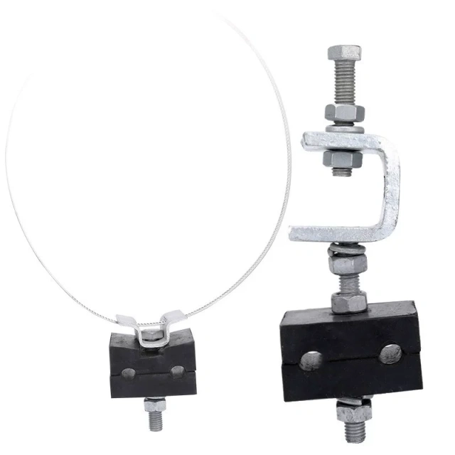 ADSS cable downlead clamp pole tower