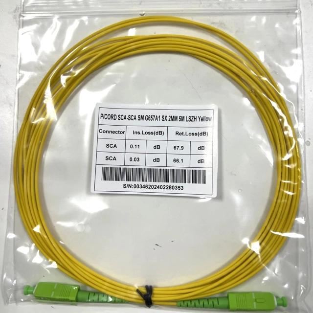 Fiber Patch Cord Optical Cable Fibre Jumper