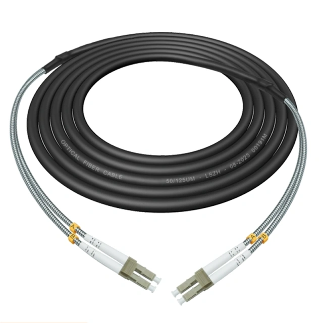 CPRI waterproof OM2 LC-LC duplex fiber patch cord
