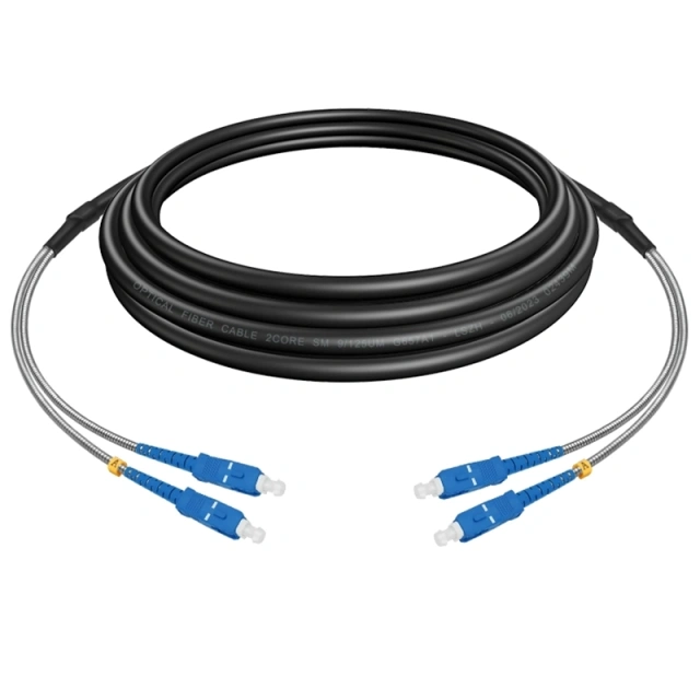 CPRI waterproof fiber optic patch cord LC G657A1