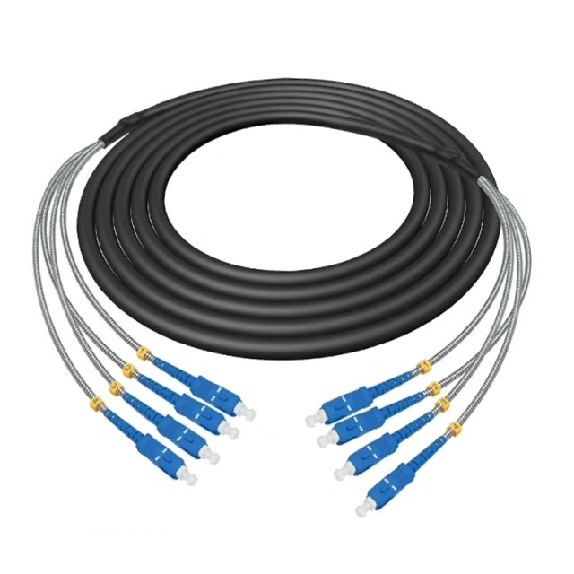 CPRI waterproof G657A1 multi-fiber patch cord