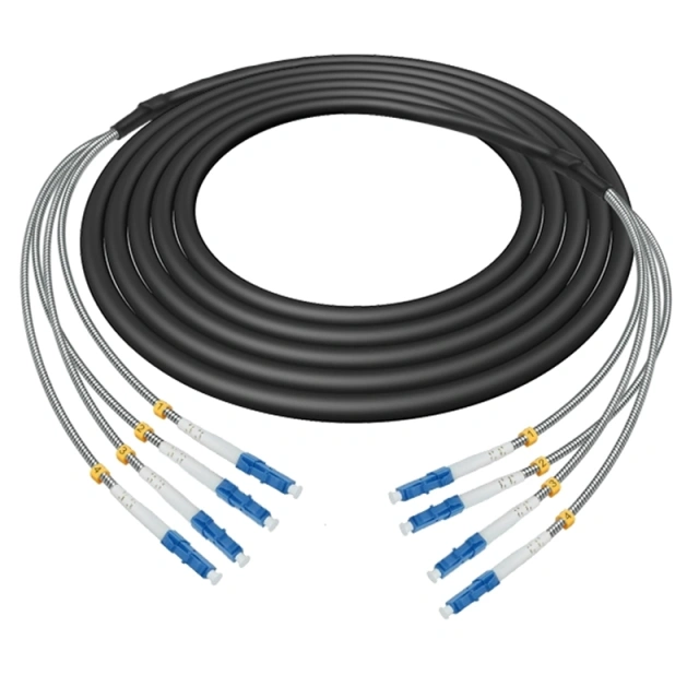 cpri waterproof armored g657a1 fiber patch cable lc