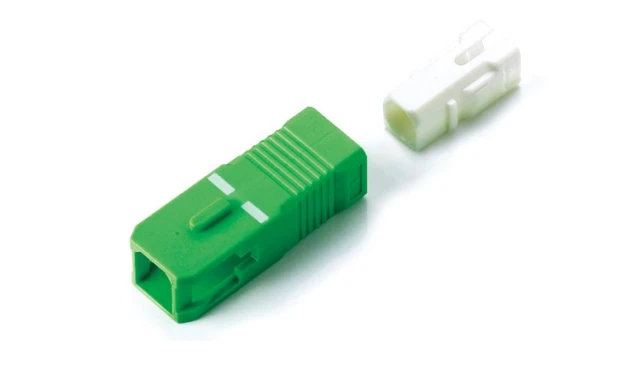 SC/APC Epoxy Connector with 0.9mm Boot