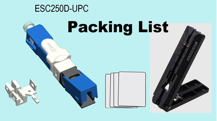 ESC25D-UPC SC/UPC — быстроразъемный соединитель для полевой сборки FTTH