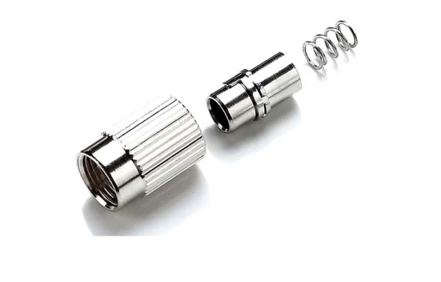 Conector de fibra ótica epóxi FC/APC com capa de proteção de 2,0 mm