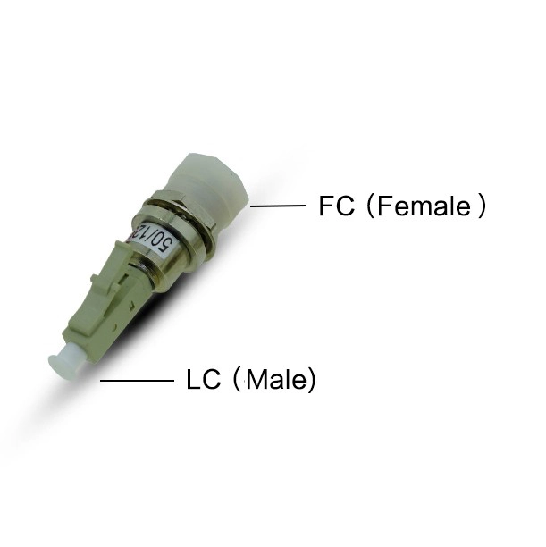 Adaptateur fibre optique femelle FC - mâle LC, multimode 50/125