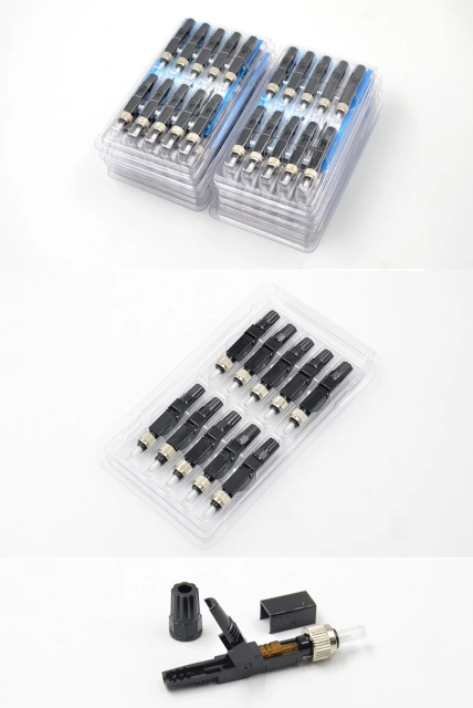 FC UPC fiber optic fast field assembly connector