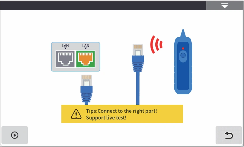 FC1500 OTDR network cable live testing