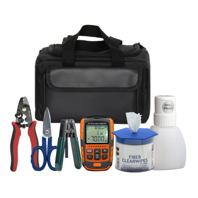 Optical Fiber Tool Kit for Fiber Fast Connector Termination