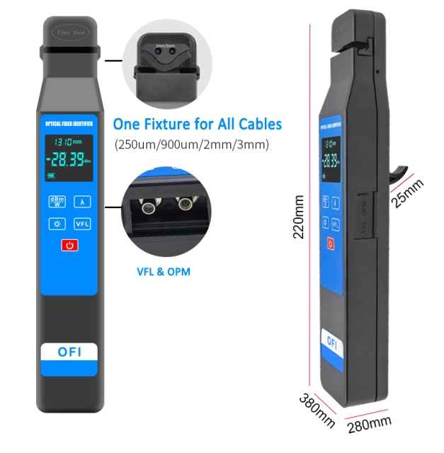 FF-3306H optical fiber identifier VFL OPM