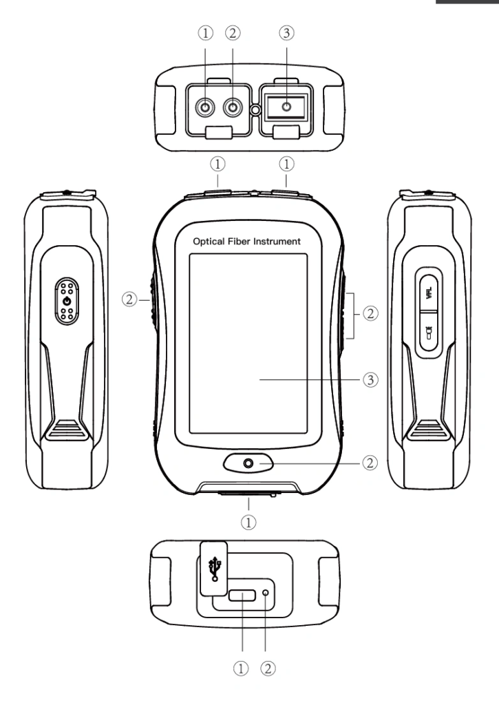 FF-960 OTDR optical fiber instrument diagram