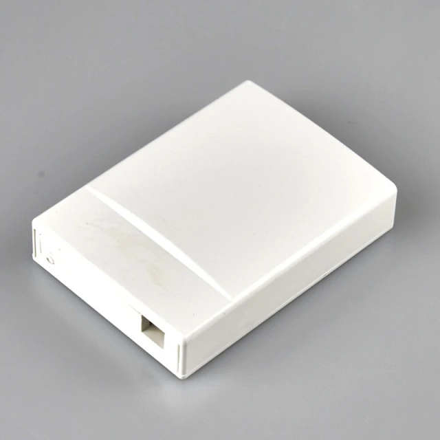 Tomada de fibra ótica FF-FOS1D com placa frontal para 1 núcleo