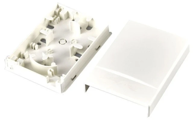 Placa frontal para tomada de fibra ótica FF-FOS1D, 1 núcleo