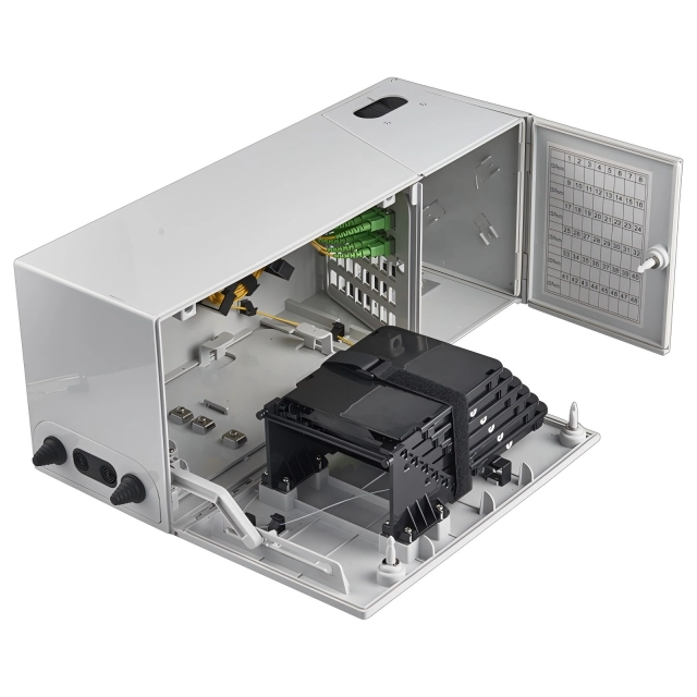 FF-FTB48B Terminal de acesso por fibra para edifícios multifamiliares (MDU), para uso interior, com 48 portas