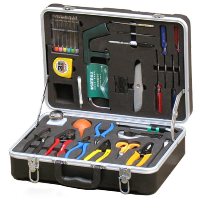 Fiber optic cable installation termination tools kit