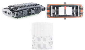 Caja de empalme de fibra óptica (FOSC) de tipo en línea FOSCIC8