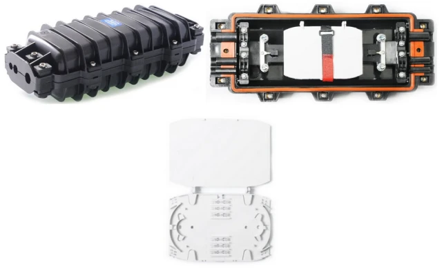 FOSCIE6 inline fiber optic splice closure 96F