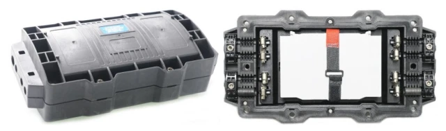 FOSCIP8 inline FOSC 8-port 48-fiber closure