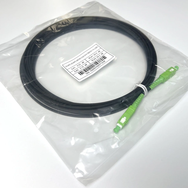 G657A SC APC SC APC optical fiber drop cable