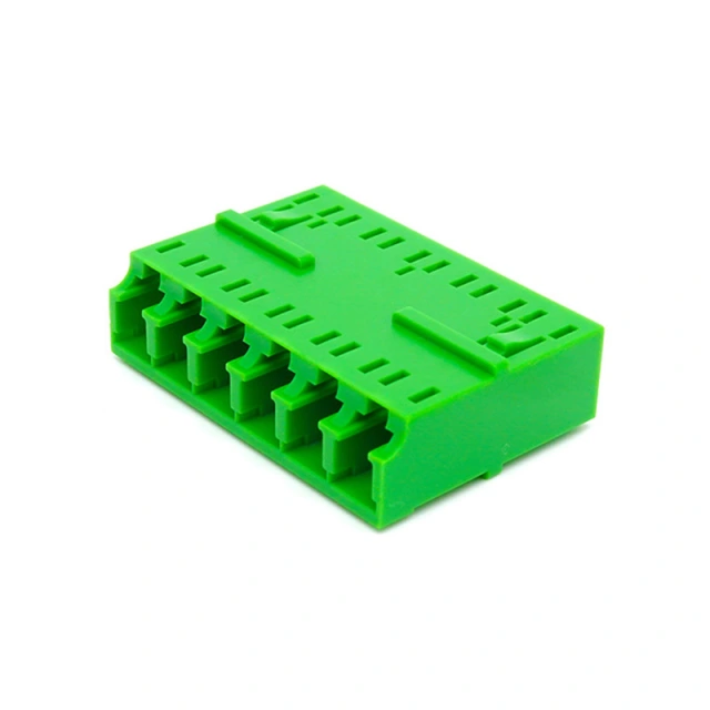 LC adapter 6 core fiber optic connector SM MM