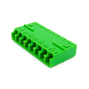 Adaptador LC, conector de fibra óptica de 8 núcleos SM/MM