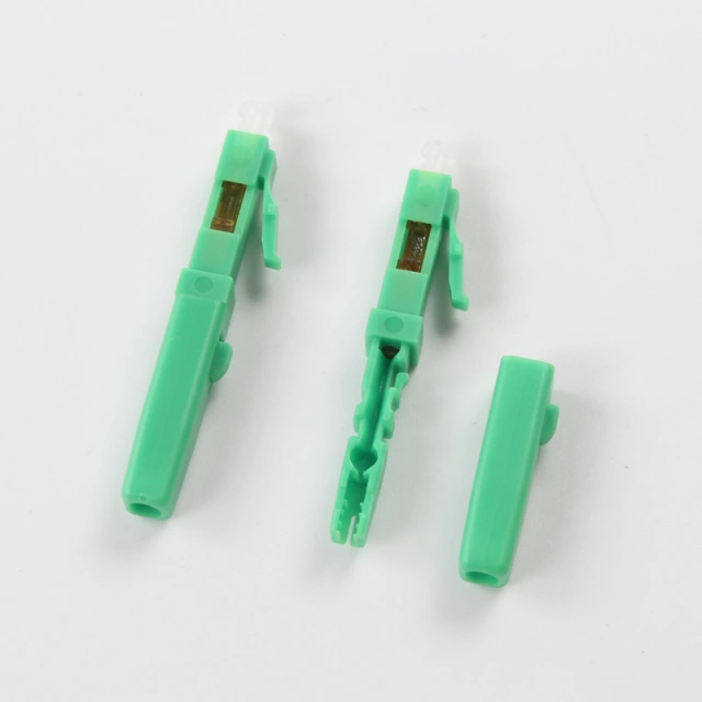 LC/APC field fast assembly 2x3mm flat cable connector