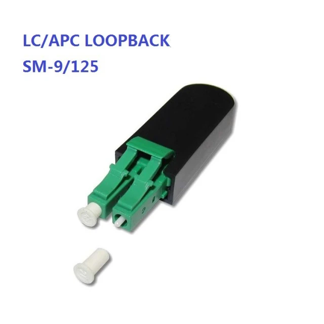 LC/APC SM-9/125 singlemode duplex fiber loopback module