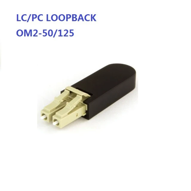 Duplex LC/PC OM2 50/125 fiber loopback module