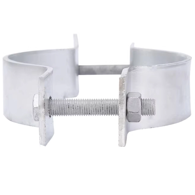 Hot-dip galvanized long tail extended pole bracket