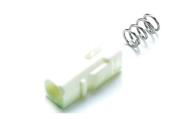 Componentes internos do conector de fibra ótica SC APC