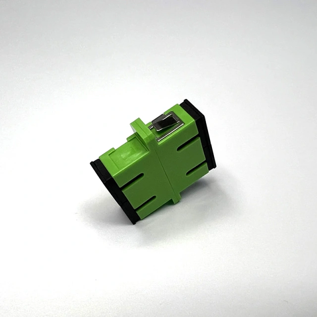 SC/APC Duplex Bulkhead Fiber Optic Adapter Connector