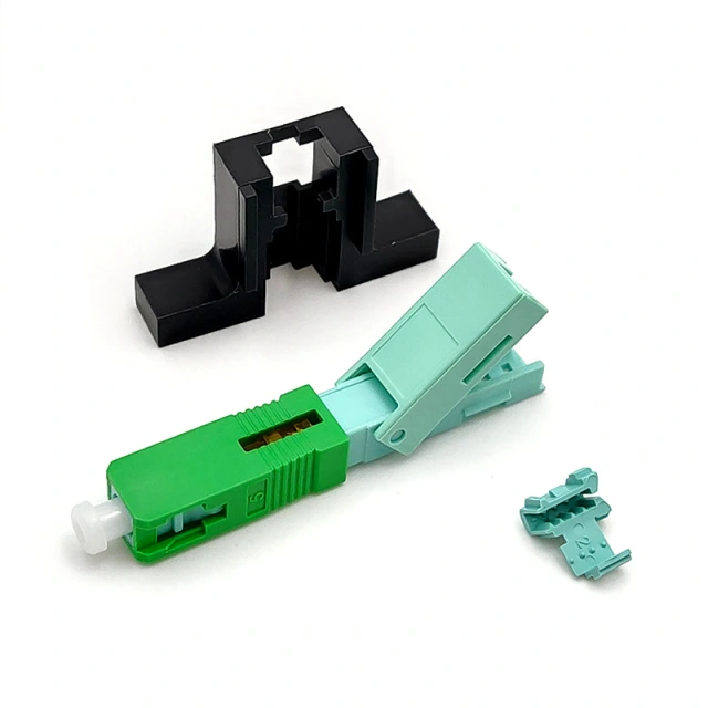 SC APC fast field quick connector 2x3mm cable